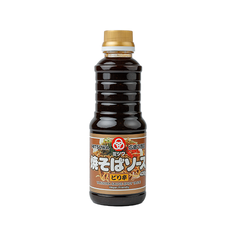 ミツワ　焼そばソース ピリ辛 420g